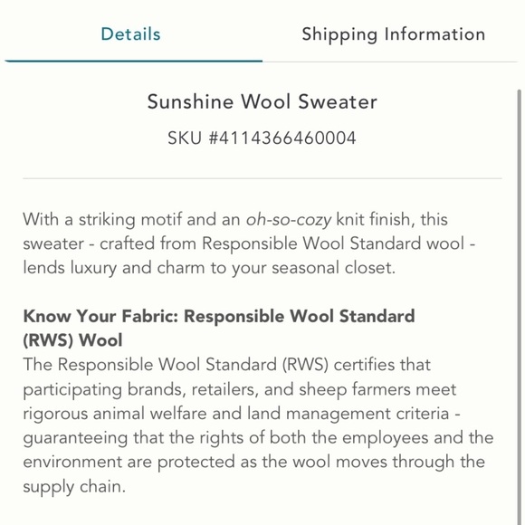 ANTHROPOLOGIE NWT Meadows Sunshine Wool Sweater Size 4. - Picture 5 of 13